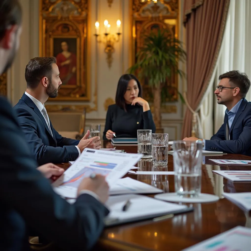Réunion stratégique avec nos clients